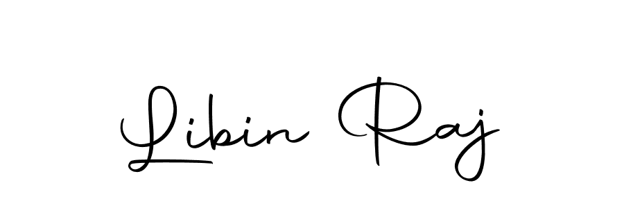 Create a beautiful signature design for name Libin Raj. With this signature (Autography-DOLnW) fonts, you can make a handwritten signature for free. Libin Raj signature style 10 images and pictures png