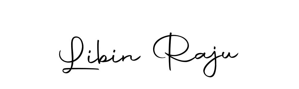 Create a beautiful signature design for name Libin Raju. With this signature (Autography-DOLnW) fonts, you can make a handwritten signature for free. Libin Raju signature style 10 images and pictures png