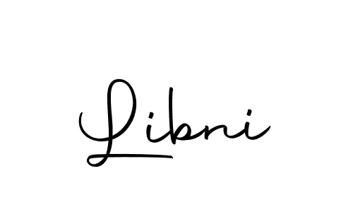 Design your own signature with our free online signature maker. With this signature software, you can create a handwritten (Autography-DOLnW) signature for name Libni. Libni signature style 10 images and pictures png