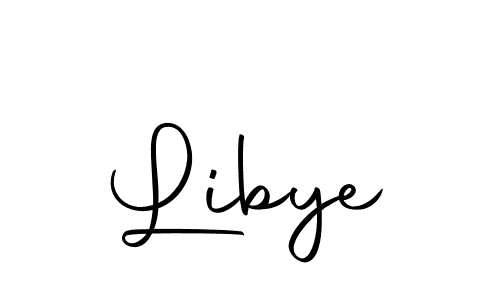 Make a beautiful signature design for name Libye. With this signature (Autography-DOLnW) style, you can create a handwritten signature for free. Libye signature style 10 images and pictures png