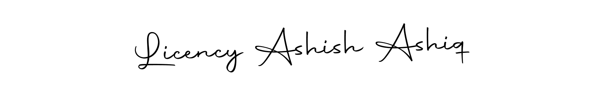 How to make Licency Ashish Ashiq signature? Autography-DOLnW is a professional autograph style. Create handwritten signature for Licency Ashish Ashiq name. Licency Ashish Ashiq signature style 10 images and pictures png