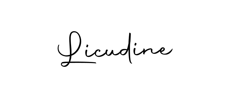 Use a signature maker to create a handwritten signature online. With this signature software, you can design (Autography-DOLnW) your own signature for name Licudine. Licudine signature style 10 images and pictures png