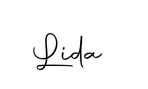 Make a beautiful signature design for name Lida . With this signature (Autography-DOLnW) style, you can create a handwritten signature for free. Lida  signature style 10 images and pictures png