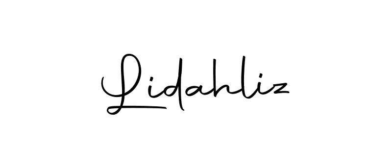 You can use this online signature creator to create a handwritten signature for the name Lidahliz. This is the best online autograph maker. Lidahliz signature style 10 images and pictures png