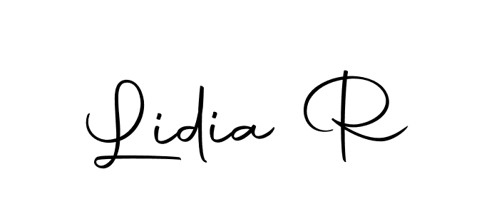 Similarly Autography-DOLnW is the best handwritten signature design. Signature creator online .You can use it as an online autograph creator for name Lidia R. Lidia R signature style 10 images and pictures png