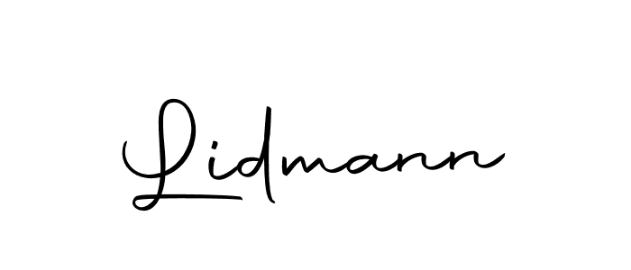 How to make Lidmann name signature. Use Autography-DOLnW style for creating short signs online. This is the latest handwritten sign. Lidmann signature style 10 images and pictures png