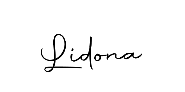 Create a beautiful signature design for name Lidona. With this signature (Autography-DOLnW) fonts, you can make a handwritten signature for free. Lidona signature style 10 images and pictures png