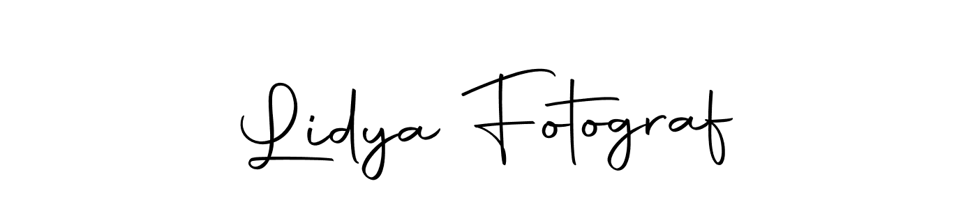 You should practise on your own different ways (Autography-DOLnW) to write your name (Lidya Fotograf) in signature. don't let someone else do it for you. Lidya Fotograf signature style 10 images and pictures png