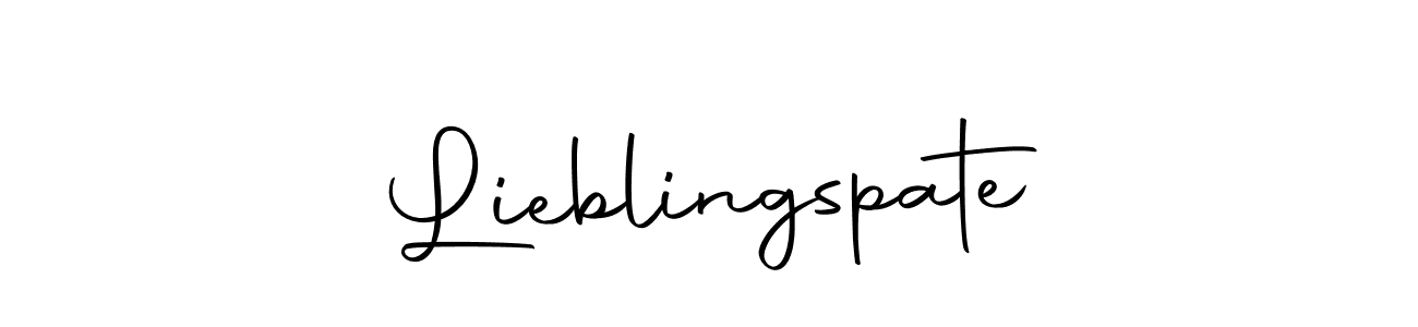 Use a signature maker to create a handwritten signature online. With this signature software, you can design (Autography-DOLnW) your own signature for name Lieblingspate. Lieblingspate signature style 10 images and pictures png