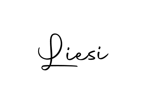 Use a signature maker to create a handwritten signature online. With this signature software, you can design (Autography-DOLnW) your own signature for name Liesi. Liesi signature style 10 images and pictures png