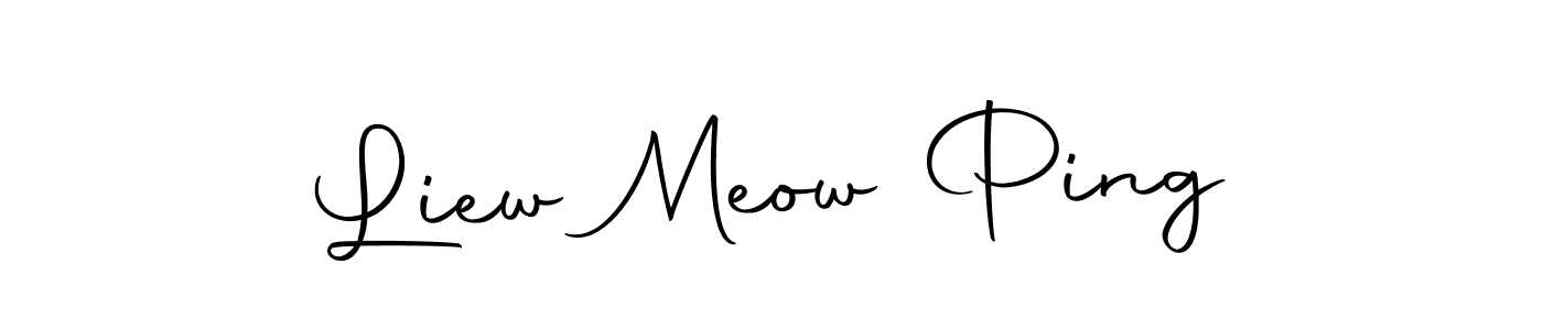 How to make Liew Meow Ping signature? Autography-DOLnW is a professional autograph style. Create handwritten signature for Liew Meow Ping name. Liew Meow Ping signature style 10 images and pictures png
