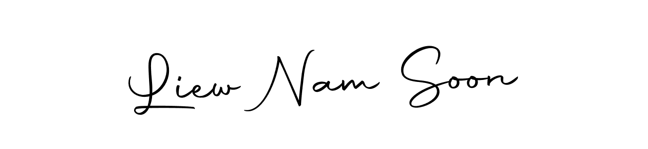 Make a short Liew Nam Soon signature style. Manage your documents anywhere anytime using Autography-DOLnW. Create and add eSignatures, submit forms, share and send files easily. Liew Nam Soon signature style 10 images and pictures png