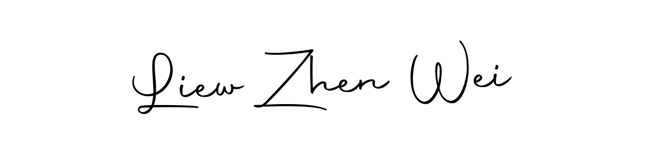 This is the best signature style for the Liew Zhen Wei name. Also you like these signature font (Autography-DOLnW). Mix name signature. Liew Zhen Wei signature style 10 images and pictures png