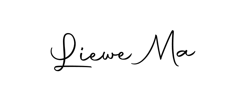 Similarly Autography-DOLnW is the best handwritten signature design. Signature creator online .You can use it as an online autograph creator for name Liewe Ma. Liewe Ma signature style 10 images and pictures png