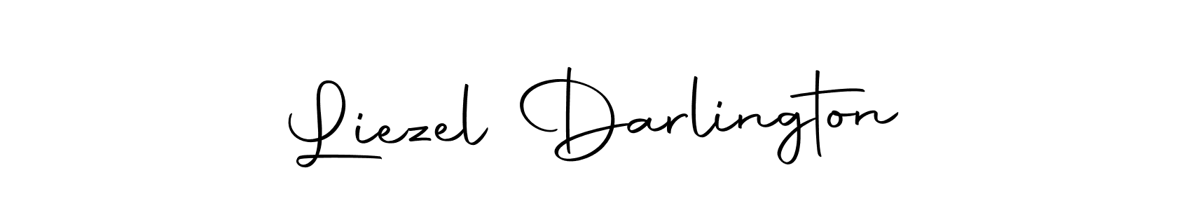 Make a beautiful signature design for name Liezel Darlington. Use this online signature maker to create a handwritten signature for free. Liezel Darlington signature style 10 images and pictures png