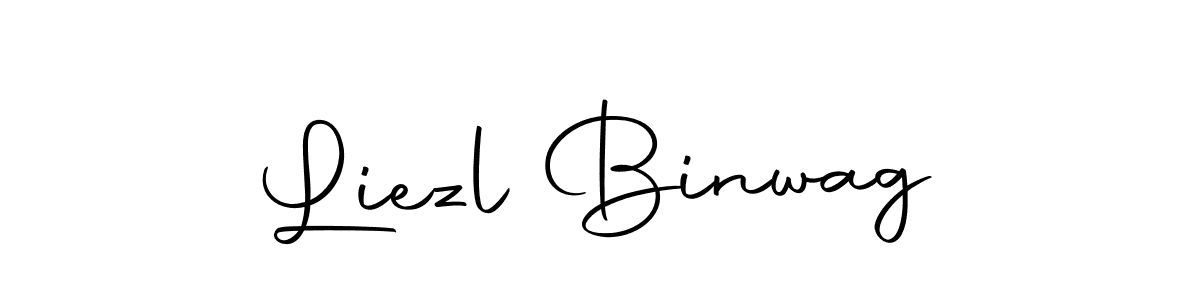 if you are searching for the best signature style for your name Liezl Binwag. so please give up your signature search. here we have designed multiple signature styles  using Autography-DOLnW. Liezl Binwag signature style 10 images and pictures png