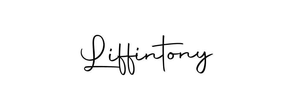 Make a beautiful signature design for name Liffintony. With this signature (Autography-DOLnW) style, you can create a handwritten signature for free. Liffintony signature style 10 images and pictures png