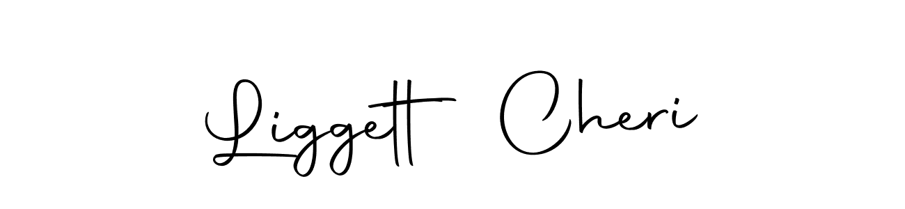 Use a signature maker to create a handwritten signature online. With this signature software, you can design (Autography-DOLnW) your own signature for name Liggett Cheri. Liggett Cheri signature style 10 images and pictures png
