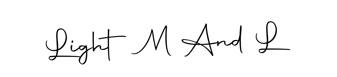 Similarly Autography-DOLnW is the best handwritten signature design. Signature creator online .You can use it as an online autograph creator for name Light M And L. Light M And L signature style 10 images and pictures png