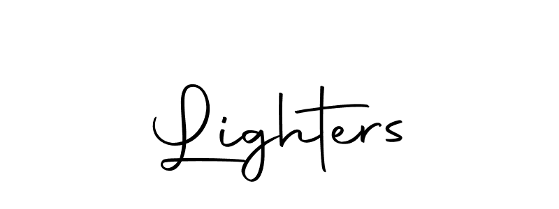 Design your own signature with our free online signature maker. With this signature software, you can create a handwritten (Autography-DOLnW) signature for name Lighters. Lighters signature style 10 images and pictures png