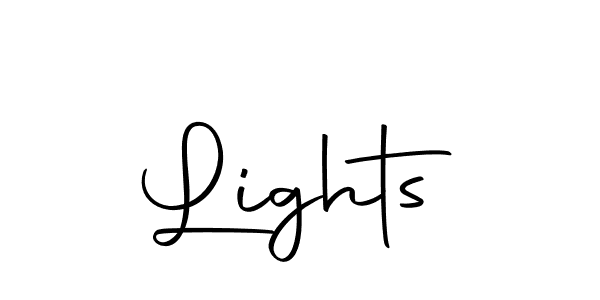 Use a signature maker to create a handwritten signature online. With this signature software, you can design (Autography-DOLnW) your own signature for name Lights. Lights signature style 10 images and pictures png