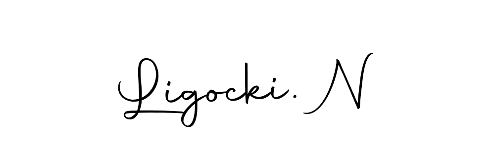 How to make Ligocki. N name signature. Use Autography-DOLnW style for creating short signs online. This is the latest handwritten sign. Ligocki. N signature style 10 images and pictures png