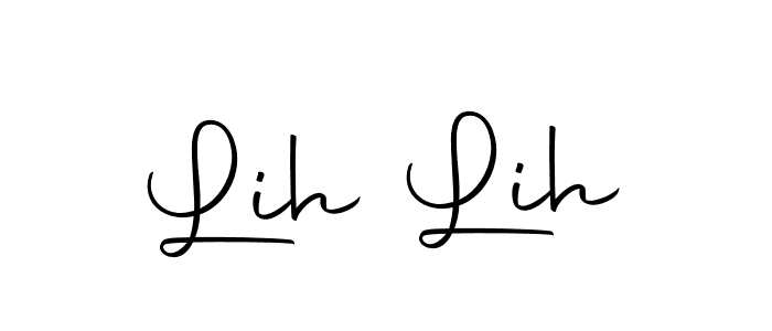 if you are searching for the best signature style for your name Lih Lih. so please give up your signature search. here we have designed multiple signature styles  using Autography-DOLnW. Lih Lih signature style 10 images and pictures png