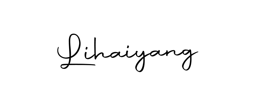 You should practise on your own different ways (Autography-DOLnW) to write your name (Lihaiyang) in signature. don't let someone else do it for you. Lihaiyang signature style 10 images and pictures png