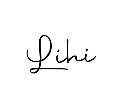 It looks lik you need a new signature style for name Lihi. Design unique handwritten (Autography-DOLnW) signature with our free signature maker in just a few clicks. Lihi signature style 10 images and pictures png