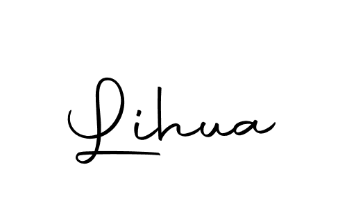 Create a beautiful signature design for name Lihua. With this signature (Autography-DOLnW) fonts, you can make a handwritten signature for free. Lihua signature style 10 images and pictures png