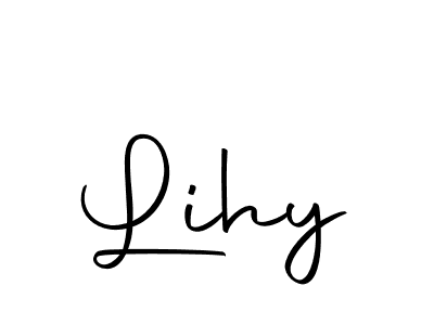 Lihy stylish signature style. Best Handwritten Sign (Autography-DOLnW) for my name. Handwritten Signature Collection Ideas for my name Lihy. Lihy signature style 10 images and pictures png