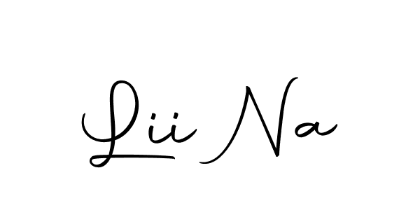 Make a beautiful signature design for name Lii Na. With this signature (Autography-DOLnW) style, you can create a handwritten signature for free. Lii Na signature style 10 images and pictures png
