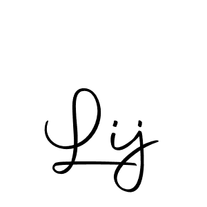 Lij stylish signature style. Best Handwritten Sign (Autography-DOLnW) for my name. Handwritten Signature Collection Ideas for my name Lij. Lij signature style 10 images and pictures png