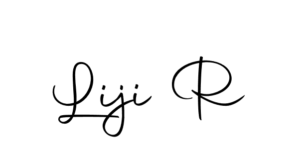 Design your own signature with our free online signature maker. With this signature software, you can create a handwritten (Autography-DOLnW) signature for name Liji R. Liji R signature style 10 images and pictures png