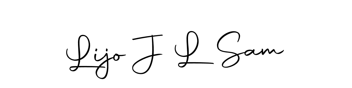 Also we have Lijo J L Sam name is the best signature style. Create professional handwritten signature collection using Autography-DOLnW autograph style. Lijo J L Sam signature style 10 images and pictures png