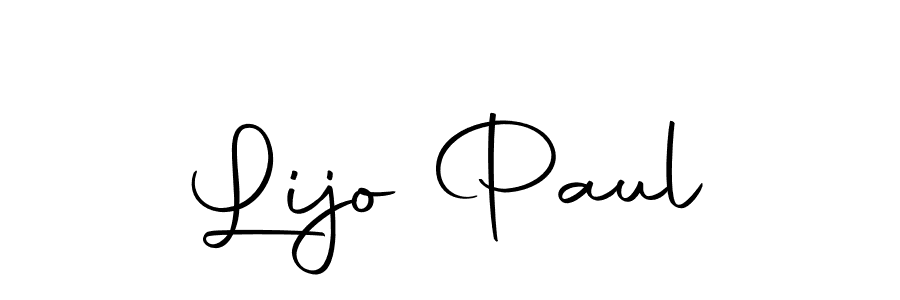 Make a beautiful signature design for name Lijo Paul. Use this online signature maker to create a handwritten signature for free. Lijo Paul signature style 10 images and pictures png