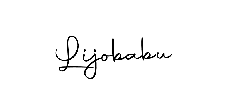 How to make Lijobabu signature? Autography-DOLnW is a professional autograph style. Create handwritten signature for Lijobabu name. Lijobabu signature style 10 images and pictures png