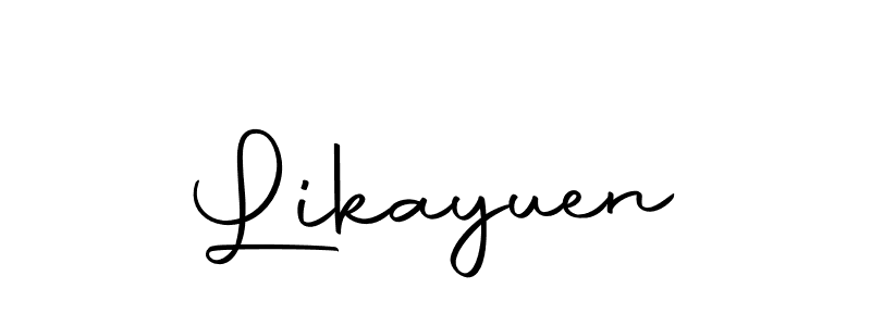 Make a beautiful signature design for name Likayuen. Use this online signature maker to create a handwritten signature for free. Likayuen signature style 10 images and pictures png