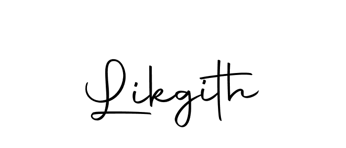 Create a beautiful signature design for name Likgith. With this signature (Autography-DOLnW) fonts, you can make a handwritten signature for free. Likgith signature style 10 images and pictures png