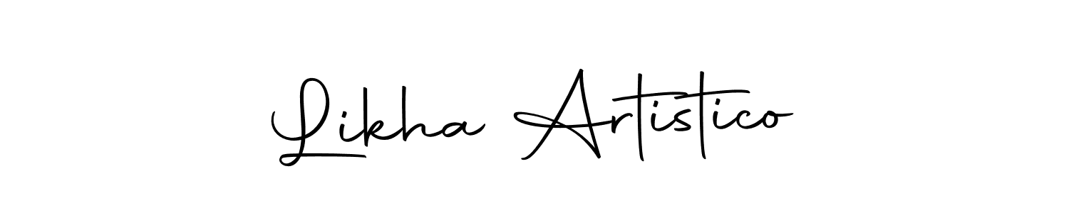How to make Likha Artistico signature? Autography-DOLnW is a professional autograph style. Create handwritten signature for Likha Artistico name. Likha Artistico signature style 10 images and pictures png