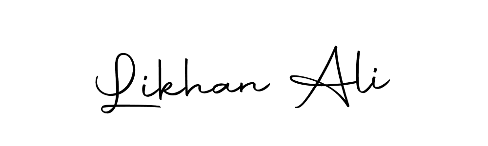 You can use this online signature creator to create a handwritten signature for the name Likhan Ali. This is the best online autograph maker. Likhan Ali signature style 10 images and pictures png