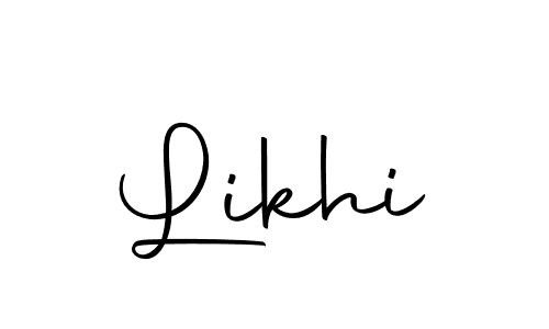 Design your own signature with our free online signature maker. With this signature software, you can create a handwritten (Autography-DOLnW) signature for name Likhi. Likhi signature style 10 images and pictures png