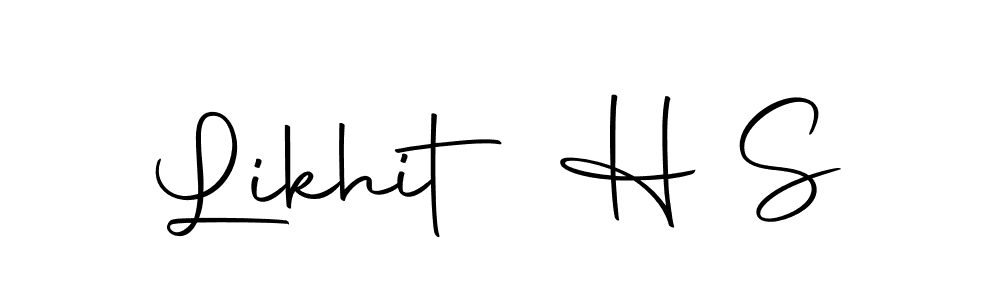 You can use this online signature creator to create a handwritten signature for the name Likhit H S. This is the best online autograph maker. Likhit H S signature style 10 images and pictures png