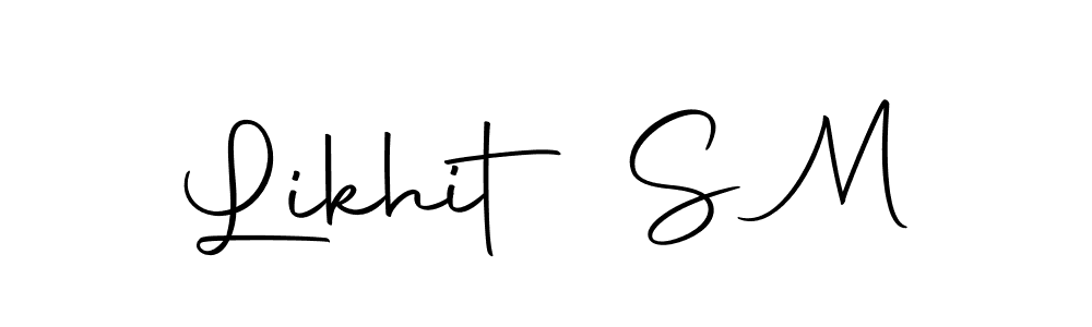 Best and Professional Signature Style for Likhit S M. Autography-DOLnW Best Signature Style Collection. Likhit S M signature style 10 images and pictures png