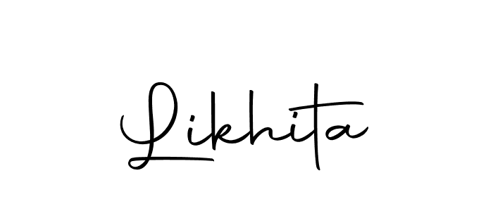You should practise on your own different ways (Autography-DOLnW) to write your name (Likhita) in signature. don't let someone else do it for you. Likhita signature style 10 images and pictures png