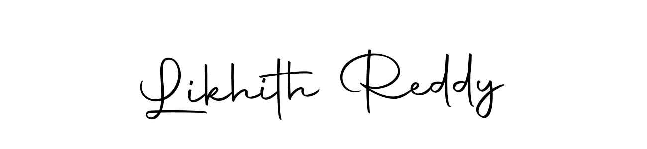 Use a signature maker to create a handwritten signature online. With this signature software, you can design (Autography-DOLnW) your own signature for name Likhith Reddy. Likhith Reddy signature style 10 images and pictures png