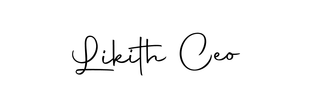 Use a signature maker to create a handwritten signature online. With this signature software, you can design (Autography-DOLnW) your own signature for name Likith Ceo. Likith Ceo signature style 10 images and pictures png