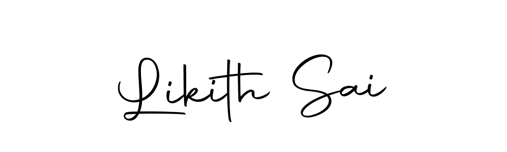 How to make Likith Sai signature? Autography-DOLnW is a professional autograph style. Create handwritten signature for Likith Sai name. Likith Sai signature style 10 images and pictures png