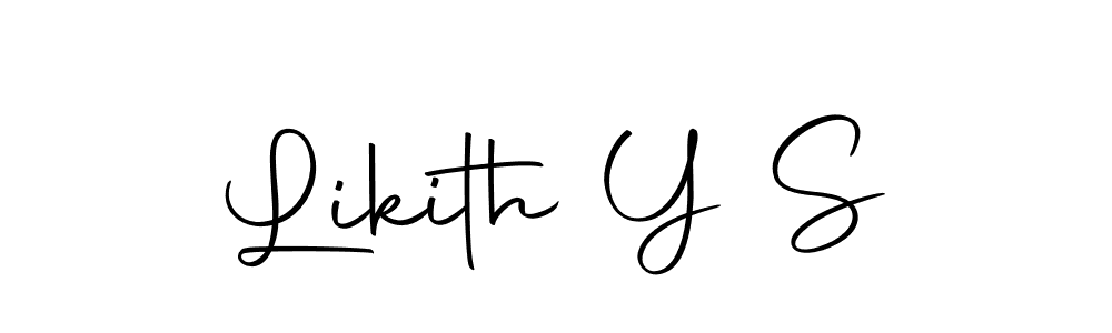 Also we have Likith Y S name is the best signature style. Create professional handwritten signature collection using Autography-DOLnW autograph style. Likith Y S signature style 10 images and pictures png