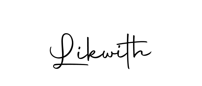 Make a beautiful signature design for name Likwith. With this signature (Autography-DOLnW) style, you can create a handwritten signature for free. Likwith signature style 10 images and pictures png